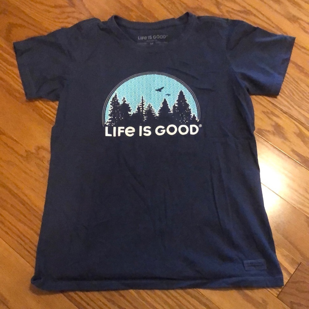 Life is Good crusher tee